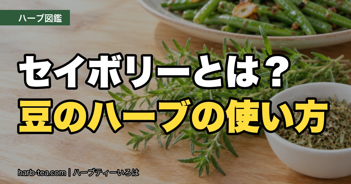 セイボリーとは？豆のハーブの使い方
